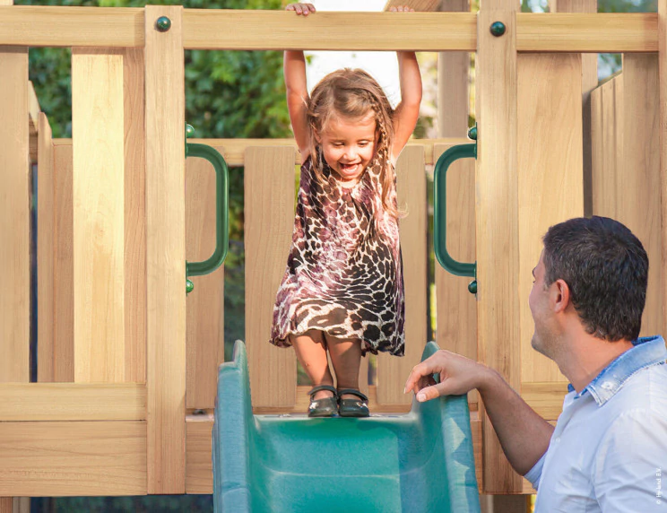 Wooden Professional Jungle Gym with Swing • Hy-land P8s Wooden Professional Jungle Gym with Swing • Hy-land P8s